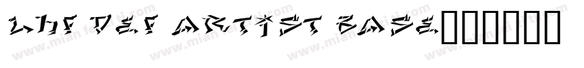 LHF Def Artist BASE字体转换